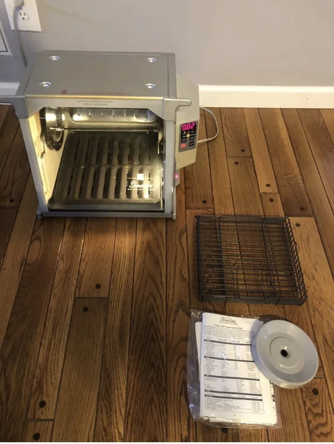 Ronco Showtime Rotisserie BBQ Model 5000 With One Basket Digital Oven Works!