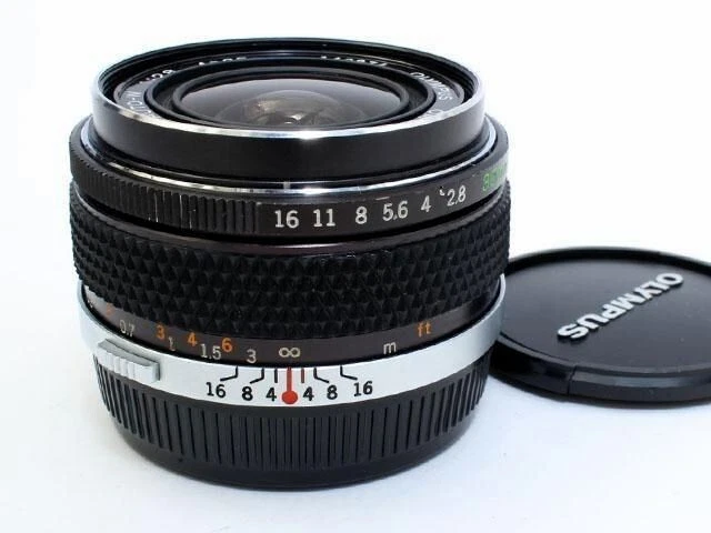 Olympus Om G. Zuiko Auto-w 35mm F2.8 Angle Large Prime Objectif Excellent De