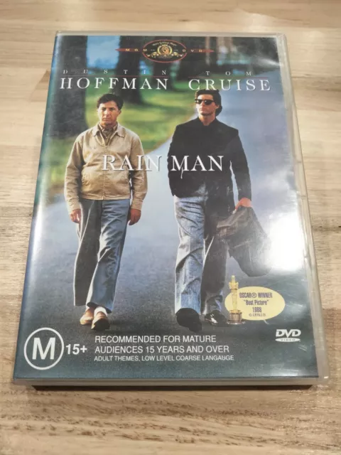 RAIN MAN DVD Melodrama Comedy Movie Dustin Hoffman & Tom Cruise Rated M15+  R4 $11.95 - PicClick AU