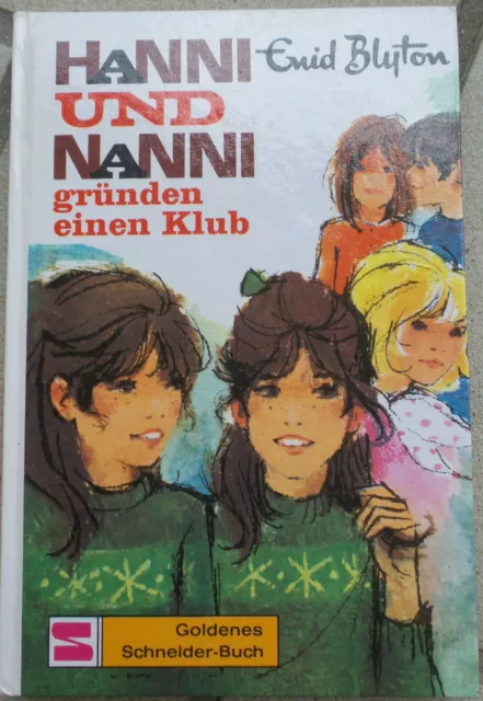 Jugendbuch Buch Hanni und Nanni gründen einen Klub Mädchenbuch E. Blyton Band 14