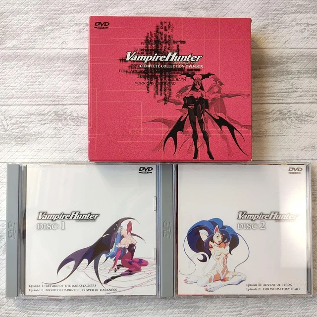 VAMPIRE HUNTER COMPLETE Collection DVD-BOX Capcom Japan Morrigan Rare ...