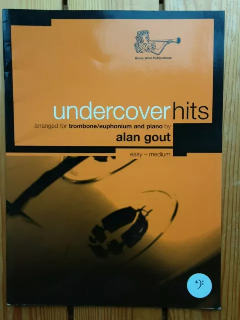 Undercover Hits for Trombone/Euphonium (bass clef) & Piano *NEW* Pub. Brasswind
