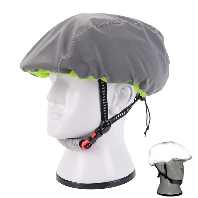 Waterproof Hi Viz Reflective Bike Helmet Rain Cover Cycling Bicycle