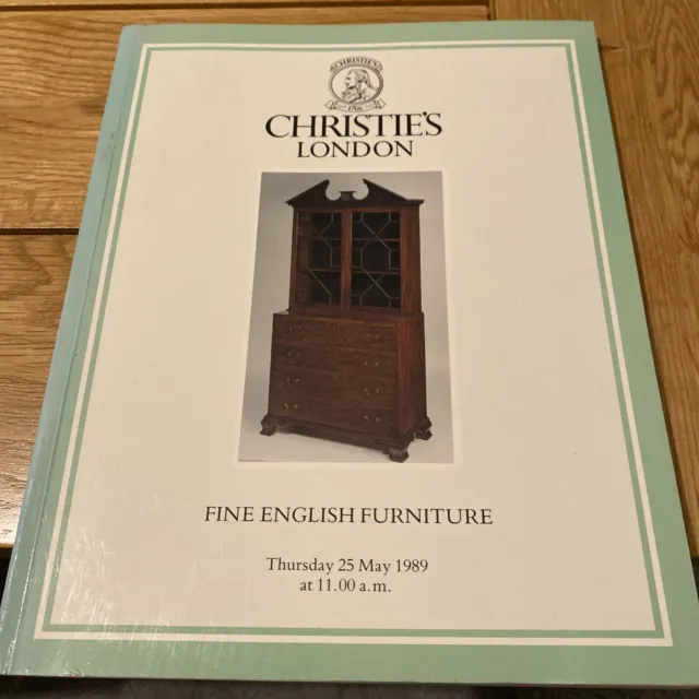 Christie’s London - Fine English Furniture Catalogue - May 1989