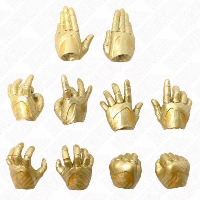 Mezco One:12 Doctor Fate - Ten Gold Interchangeable Hands 1:12 Scale Fodder