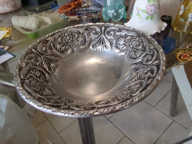 Wilton Armetale William & Mary Large Serving Bowl 9.5" Pewter
