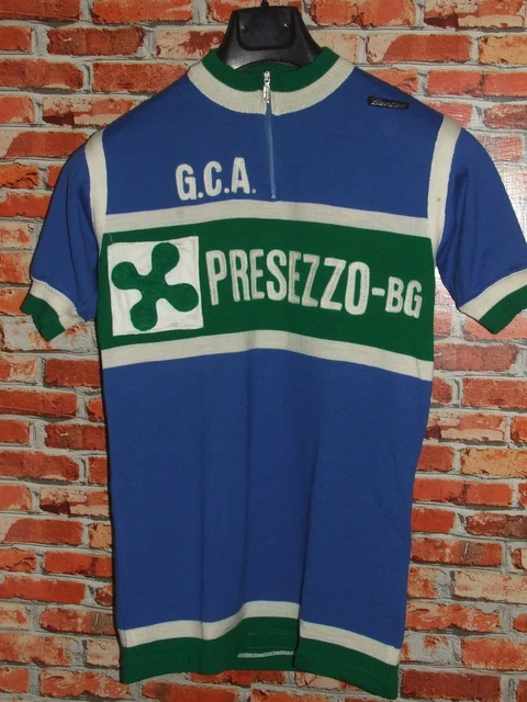 Maillot Veste Cyclisme Vintage Eroica - 80% Laine, Années 70, Taille XL