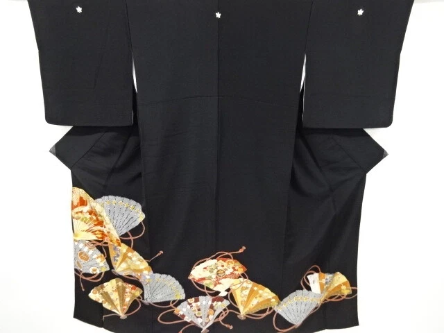 6776054: Japanese Kimono / Vintage Tomesode / Embroidery / Crane & Treasures