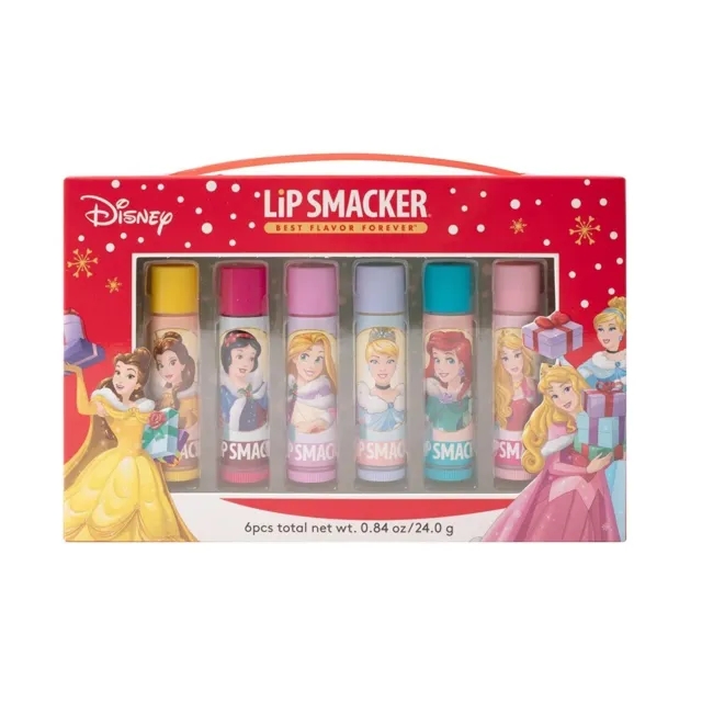 Lip Smacker Lip Balm Limited Edition Holiday Pack - Vault Disney Princess 6pc