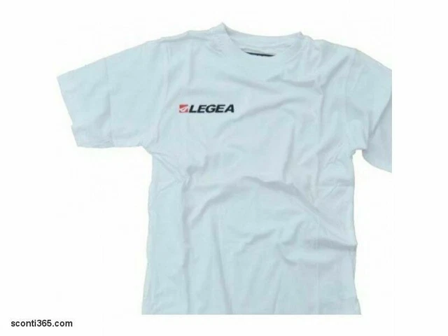 Box 10 pz  Legea T-Shirt Basic colore bianco taglia XL Spedizione Gratuita