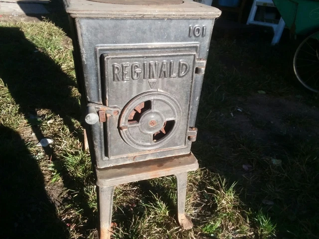 VINTAGE REGINALD 101 Wood Burning Stove Made In Ireland $99.99 - PicClick