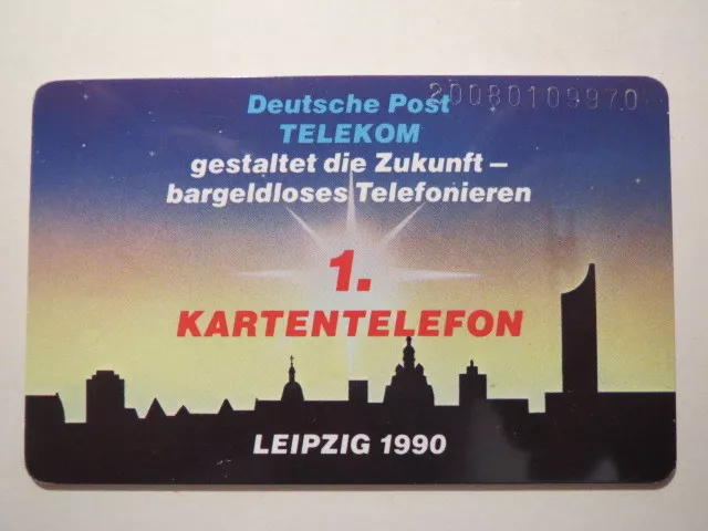 Telefonkarte - Leipzig - 1. Kartentelefon - Deutsche Post Telekom  Altes Rathaus