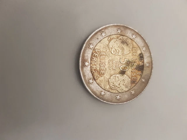 piece 2 € traite de l'elysee 2013 prix
