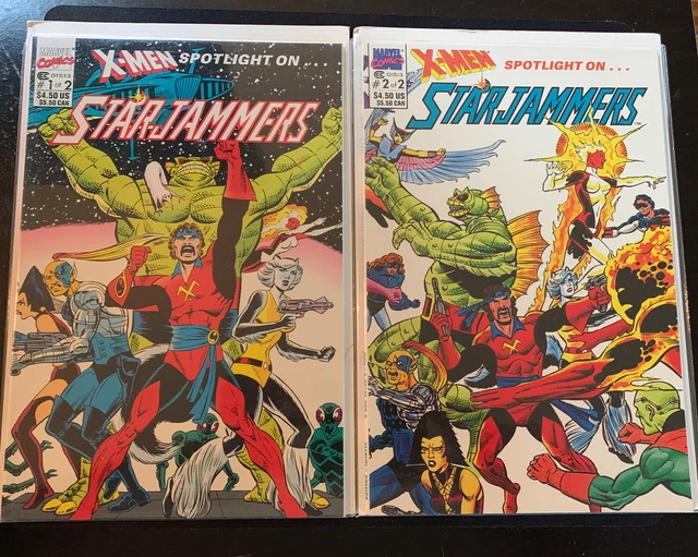 X-Men Spotlight On Starjammers-#1 and2, Marvel Graphic Novel TPB Comic Books  NM
