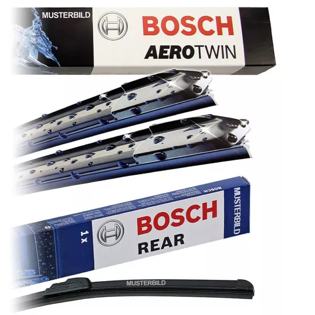 Bosch Aerotwin Essuie-Glace A936S + Essuie-Glace Arrière A400H Pour Škoda Octavia 1Z