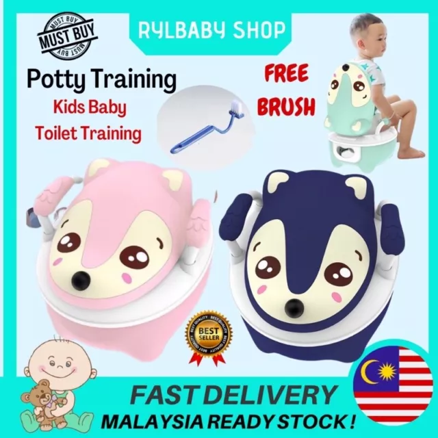 NeTraining Potty Trainer Safety Kids Baby Toddler Toilet Cute Cartoon Seat Chair