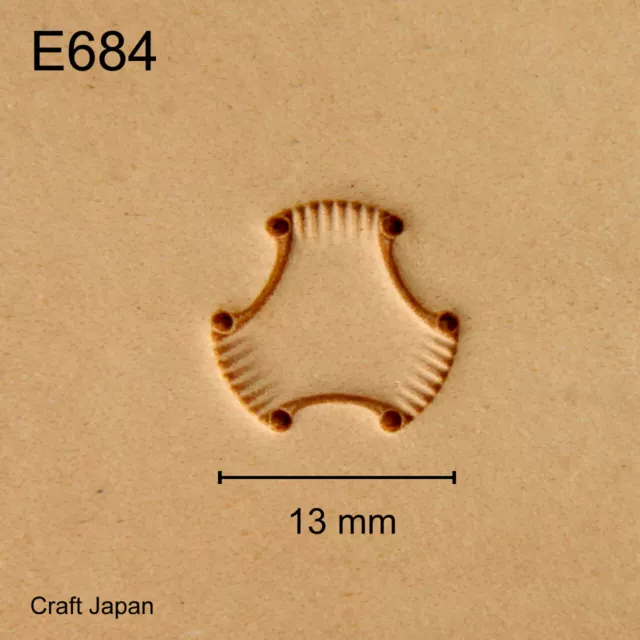 Punziereisen, Lederstempel, Punzierstempel, Leather Stamp, E684 - Craft Japan