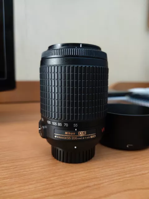 OBJETIVO NIKON AF-S 55-200MM VR nuevo