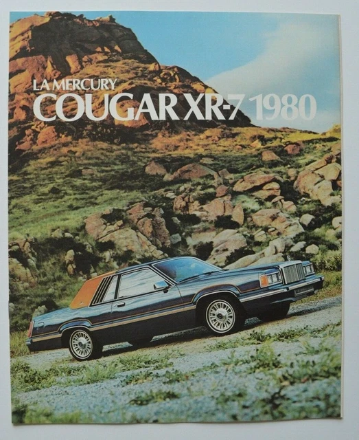 1980 MERCURY COUGAR XR7 Dealer Brochure Catalog French Canada 15.