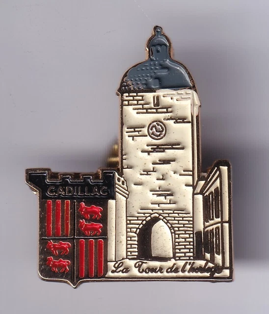RARE PINS PIN'S .. Tourisme Blason Tour Chateau Castle Baumes Les Dames