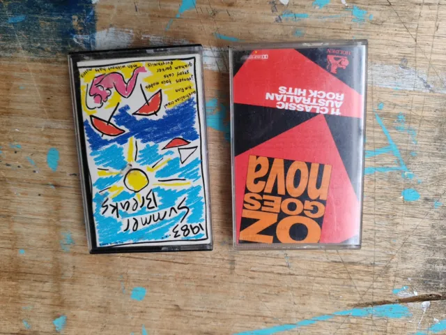 1983 summer hits and oz goes nova  cassettes