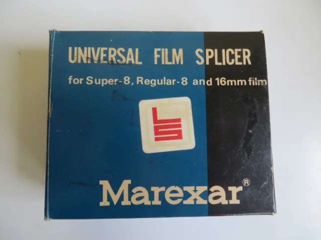 Marexar Universal Film Splicer Camera Accessory Super Reg 8 & 16mm Vintage Japan