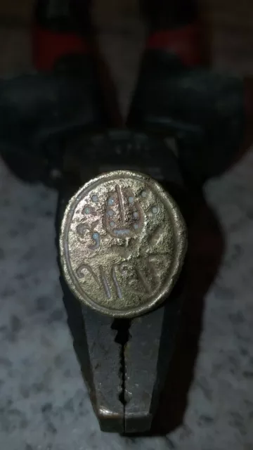 Originaler  Bronze  - Stempel  Wappen  Siegel  Petschaft - Antik  Unikat