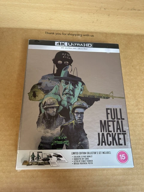 FULL METAL JACKET Limited Collector's Edition 4K UHD Blu Ray NEW ...
