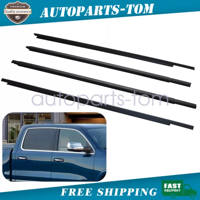 For Ram	1500 SLT Crew Cab Pickup 4-Door	5.7 2020 Window Moulding Trim Seal Belt