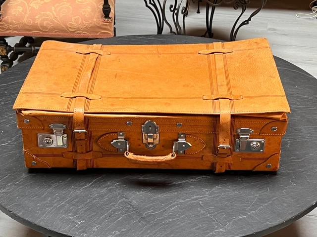 Ancien Coffre En Bois Valise De Transport - France, Art Populaire Contemporain
