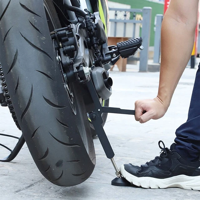 Portable Support latéral Bicane de scooter Support de roue de moto Moto Stand 3