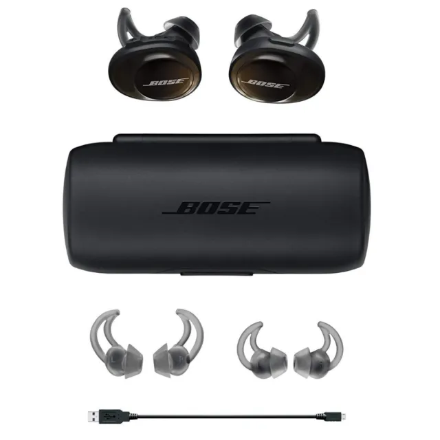 Bose SoundSport Free Wireless Kopfhörer Sport Bluetooth Headphones Schwarz 2
