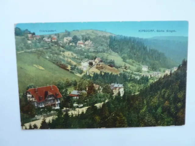 Alte Postkarte Ansichtskarte AK Kipsdorf Oberkipsdorf Sächsisches Erzgebirge