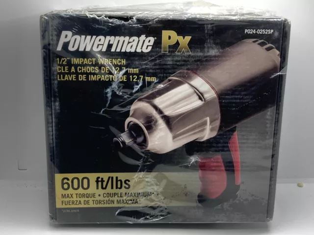 POWERMATE PX P024-0295SP Compact Impact Wrench, 1/2in. NEW