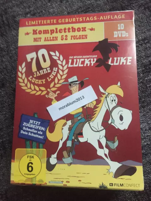 LUCKY LUKE - DIE NEUEN ABENTEUER - KOMPLETTBOX - DVD - alle 52 Folgen