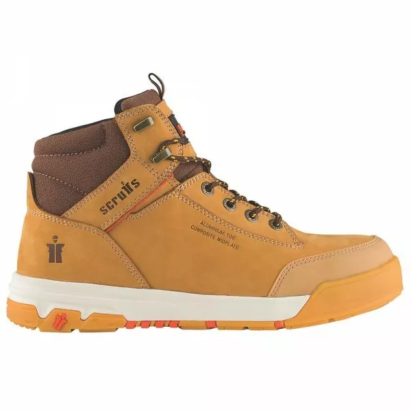 Scruffs SWITCHBACK 3 TAN Safety Work Boots  Men Leather Steel Toe
