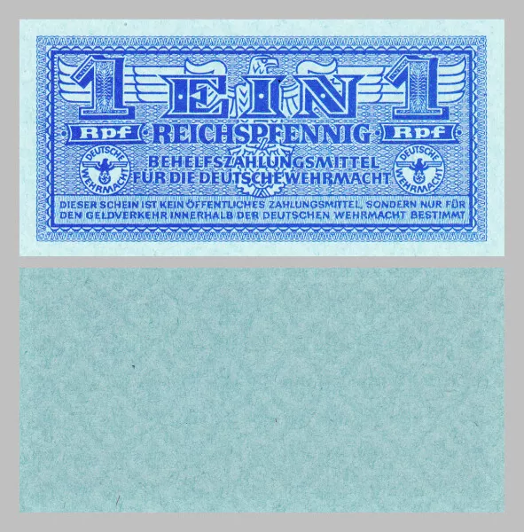 Imperio Alemán 1 Reichspfennig 1942 pM32 sin circular