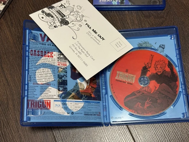 Mathew Rumble TRIGUN - BADLANDS Rumble Movie Blu-ray with Slipcase by Funimation $20. ...