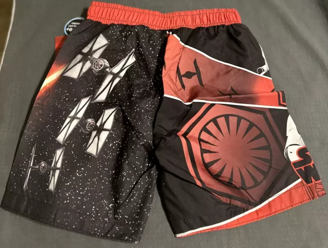 NEW WITH TAGS Disney Star Wars Swim Trunks Swimsuit Darth Vader Stormtroopers 3