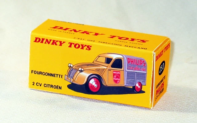 BE742 Dinky Toys France #587 1:43 Citroën HY 1200Kg Currus Philips E/- - Collection