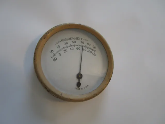 American Made, All-Steel Thermometer, Pre-1950