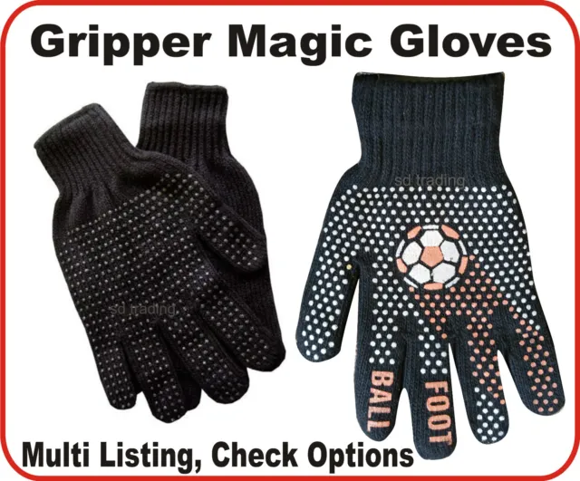 Foot Ball Grippèr, Black Grippèr, Black Magic Gloves Unisex one size Wholesale
