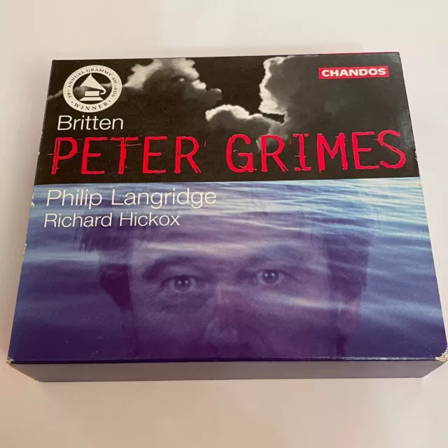 BRITTEN - PETER GRIMES 2CD - Philip Langridge, Richard Hickox, Opera London, LSC