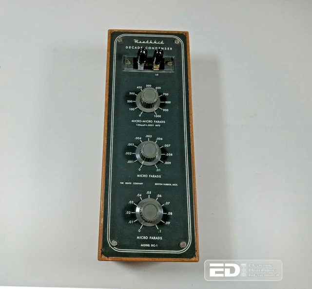 VINTAGE HEATHKIT DC1 Decade Capacitor Condenser Capacitance Box [32773