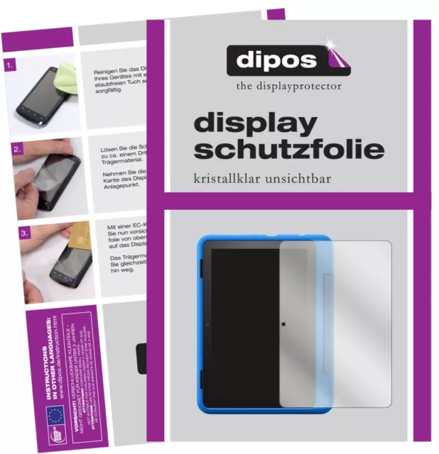 2x Schutzfolie für Amazon Fire HD 8 Kids Pro-Tablet klar Displayschutzfolie