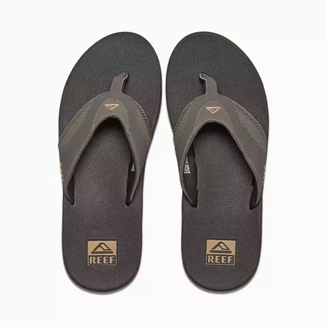 Reef Fanning Mens Flip Flop RF002026BGM Marron / Gomme Neuf 3