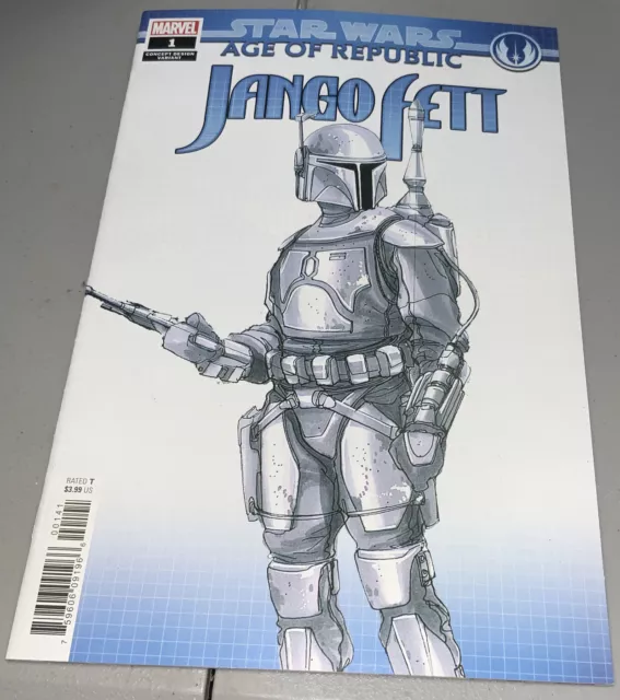 Star Wars: Age of Republic Jango Fett #1 Concept Variant Marvel 2019
