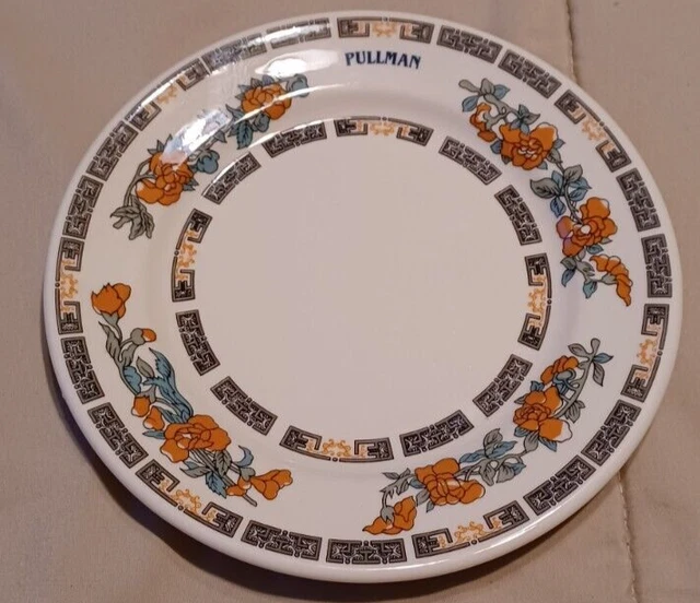Vintage Pullman Syracuse CHINA 7” PLATE 20-4 DISH TRAIN RAILROAD Syracuse China