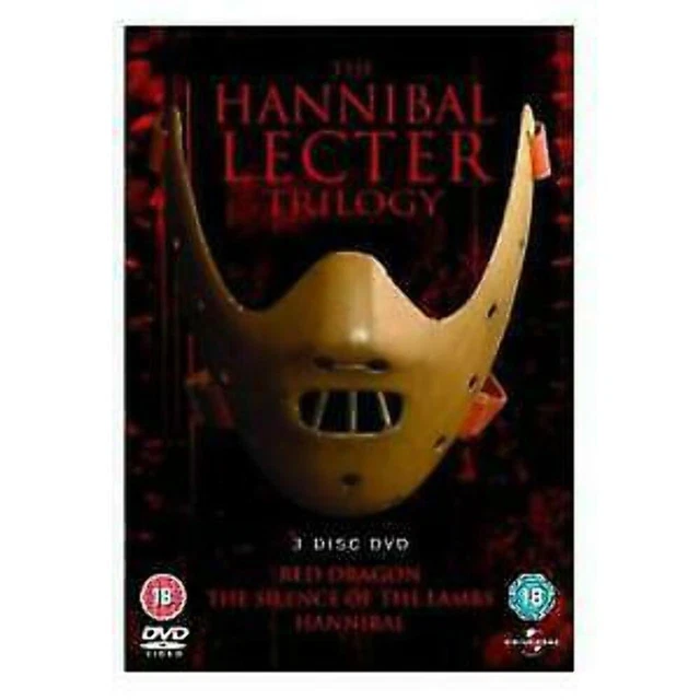 SILENCE OF THE Lambs, Hannibal and Red Dragon DVDs - Hannibal Lecter