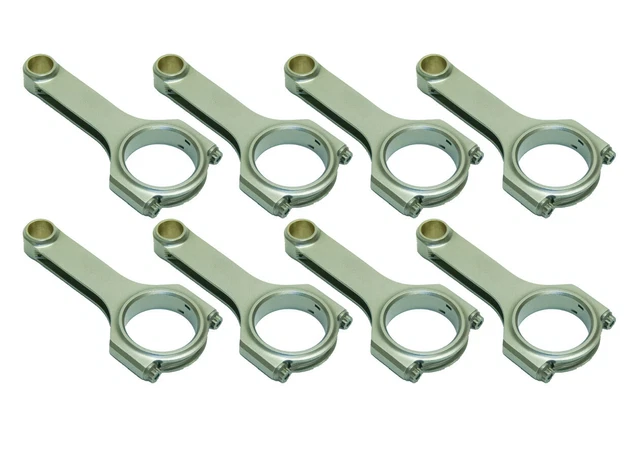 Eagle 5.780 In Forged H-Beam Connecting Rod Ford Cleveland 8 Pc P/N Crs5780f3d
